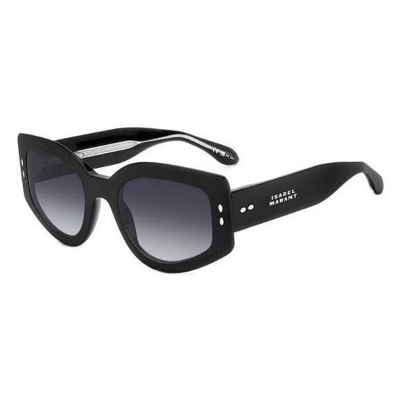 A0433Z New ISABEL MARANT Black Cat Eye IM 0156/S 8079O Sunglasses Women - Picture 1 of 4